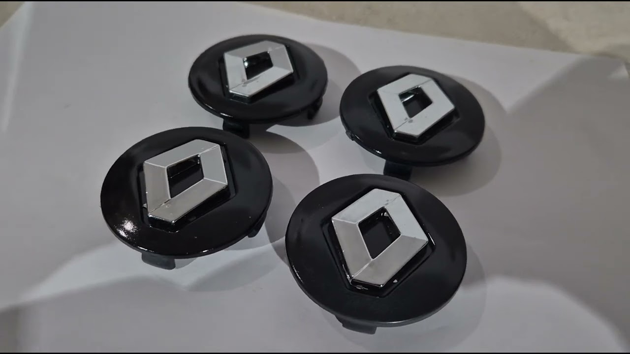 Renault Wielnaafkapjes, zwart 5650v1 (56 mm / 50 mm, 4 stuks) Video 1