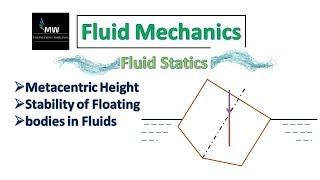 F10. Fluid Statics - IV || Metacentric Height || Fluid Mechanics || Based on IES/GATE/PSU syllabus