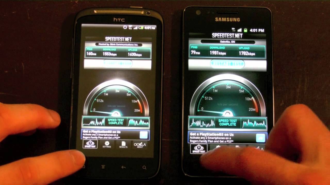 Bell Superphone Showdown: HTC Sensation vs Samsung Galaxy S II
