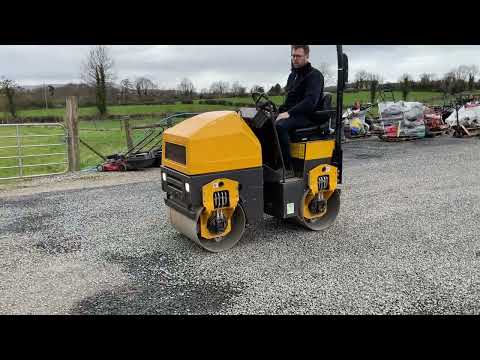 MECALAC TV800 DOUBLE DRUM RIDE ON VIBRATING ROLLER - Image 2