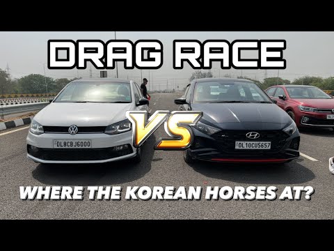 VW VENTO VS I20 N LINE DRAG RACE | Korean horses need to wake up against the Germans