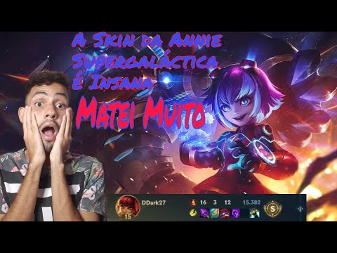 WILD RIFT GAMEPLAY ANNIE SUPERGALÁCTICA