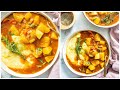 Vegan Potato Stew with Rosemary Garlic Polenta | Vegan Pantry Staple Recipe | This Savory Vegan