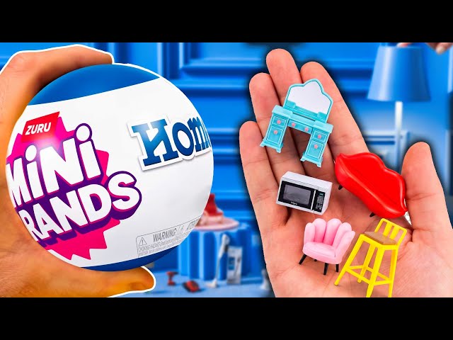 Vídeo relacionado con Cápsula Mini Brands Home de ZURU, casa Sorpresa con Minis coleccionables, Embalaje Ciego, artículos coleccionables de temática del hogar, (2 Capsule)