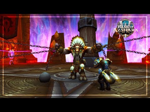 Baine Bloodhoof Scenario & Cutscene | Saurfang, Thrall & Jaina | Patch 8.2 Rise of Azshara