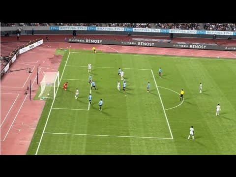 Lionel Messi goal for PSG - Japan Tour - Stand view angle