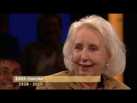 Erinnerungen an die Schauspielerin Edith Hancke 2015