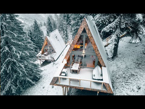 Strajerii Verzi - cabane A-frame la Șirnea