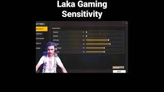 Laka Gaming Free Fire Sensitivity | Free Fire One Tap Headshot Trick #freefireshort #lakagaming
