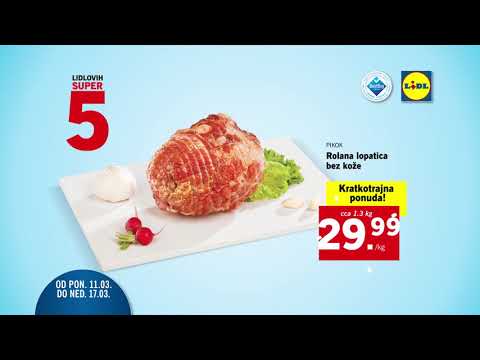 Lidlovih super 5 novih ponuda od 11.03.2019.
