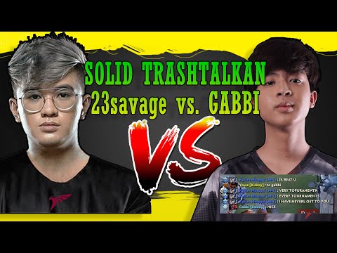 23savage vs Gabbi | NAG TRASHTALKAN SA PUB | ''I'LL BEAT YOU IN EVERY TOURNAMENT'' #dota2clips