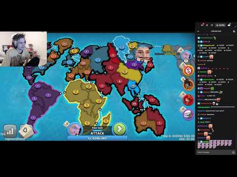 xQc plays RISK: Factions (with chat)