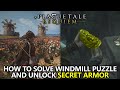 A Plague Tale: Requiem - How to Unlock Secret Armor with Windmill Puzzle to find Hideout