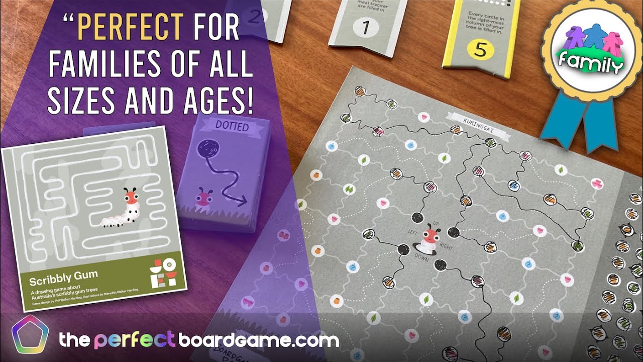 Scribbly Gum  - A Perfectly Adapted Roll-and-Write for Families