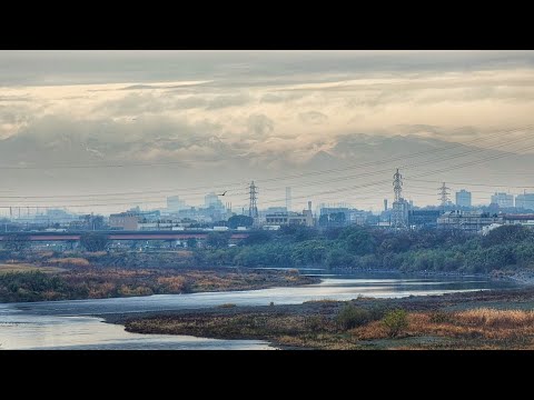 Live Tokyo Walk - Gloomy Tama River Coffee Stream