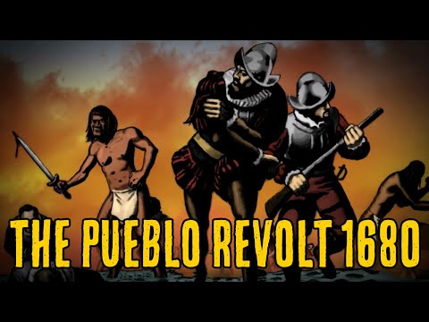 The Pueblo Revolt of 1680 - United Pueblo Tribes vs Spanish Conquistadors