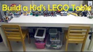 preview picture of video 'Build a Table for the Kids to Play LEGO'