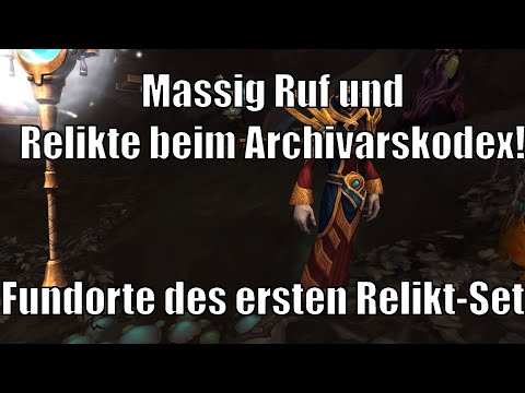 Massig Ruf und Währung beim Archivarskodex mit Relikten! Die Fundorte des ersten Sets - 5 Items!