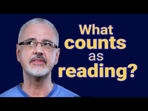 什麼才算讀書？ (What counts as reading?)