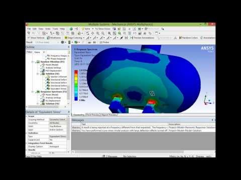 Response spectrum analysis with Ansys Workbench