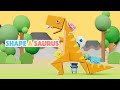 Dinosaur Songs For Kids T REX Shape A Saurus Preschool Songs Nursery Rhymes Kids Songs