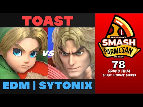 Toast vs EDM  Sytonix - Smash Ultimate Singles Grand Final Smash Parmesan 78 - Young Link vs Ken