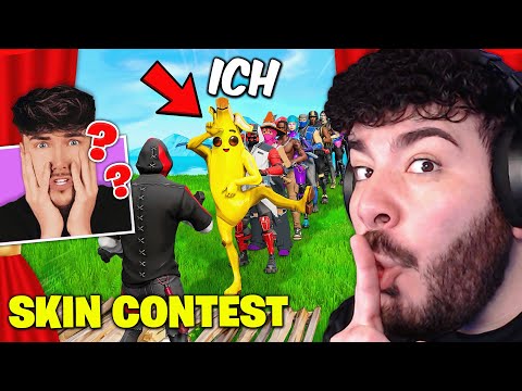 Ich STREAMSNIPE WANNABE's SKIN CONTEST und er RASTET KOMPLETT AUS ... Fortnite
