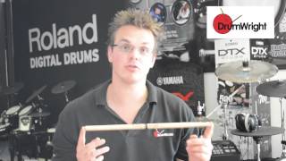 Video thumbnail for DrumWright Quick Guide to ProMark Mike Portnoy Signature Sticks by Drum Wright