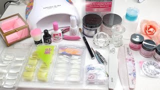 Kit básico para principiantes /uñas acrilicas / Material que no puede faltar en tu mesa de trabajo💅