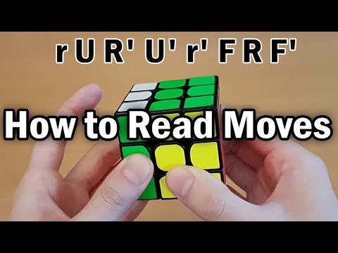 Part of a video titled Rubik's Cube: How to Read Algorithms (Full Notation Guide)