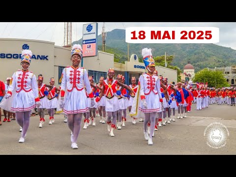 18 Mai En Haïti🇭🇹Men Pi Bèl Defile A🔵🔴Haitian Flag Day, Fête Du Drapeau Haïtien 18 Mai 2025