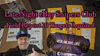 Late Night eBay Snipers Club Field Report -10 Targets Aquired