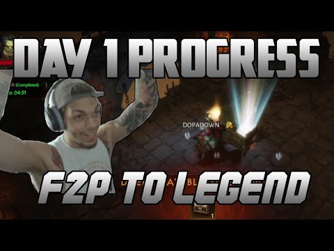 Playing Diablo Immortal Full Free to Play | F2P To Legend #1