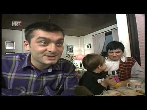 Iz arhive HRT-a: Dino Dvornik 1994. - obitelj