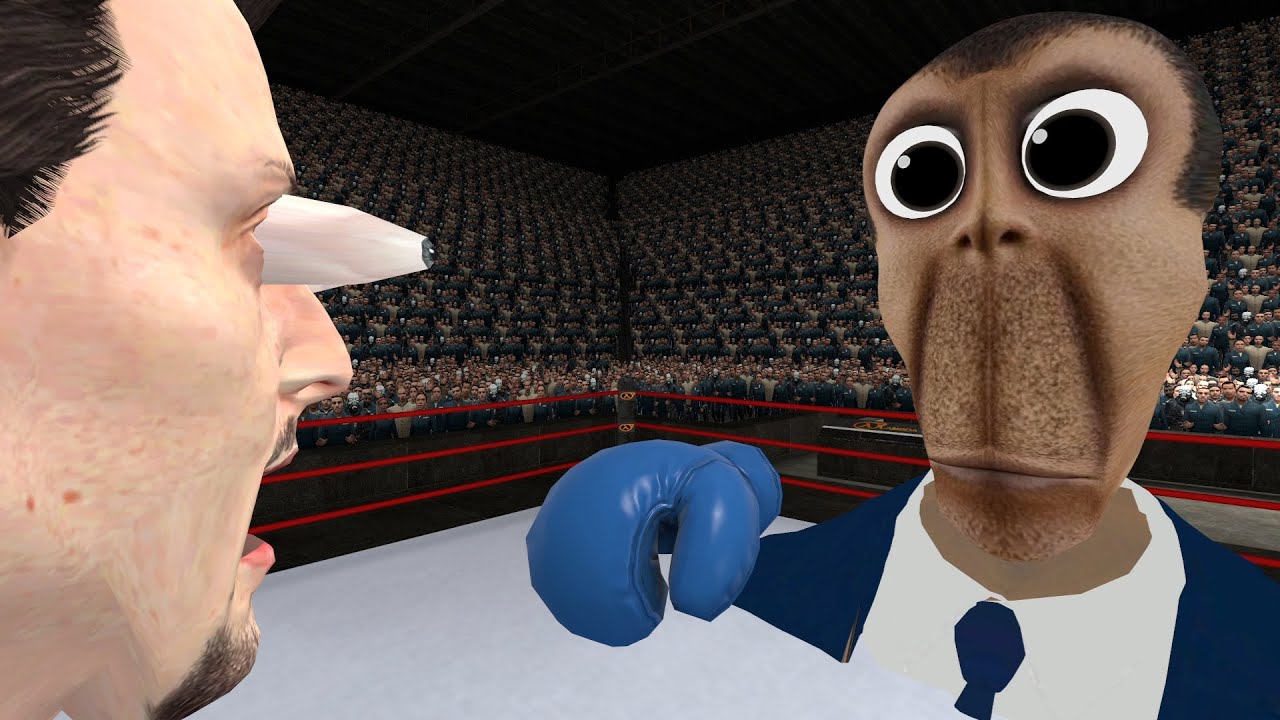 Obunga invades the boxing match
