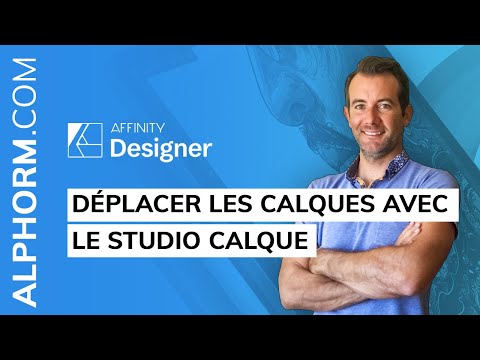 Déplacer les calques avec le studio calque sous AFFINITY Designer