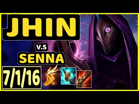 DOUBLELIFT (JHIN) vs SENNA - 7/1/16 KDA BOTTOM ADC CHALLENGER GAMEPLAY - NA