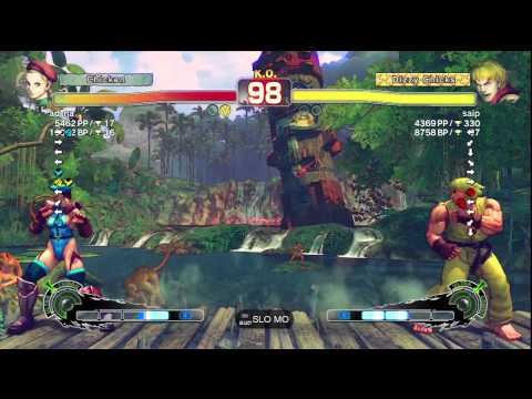 ad-na [Cammy] vs. saip [Ken] | SSF4 Arcade Edition