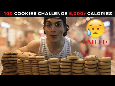 100 COOKIES CHALLENGE *finito male* ( nutella biscuits, milka xl, milka choco e pan di stelle )