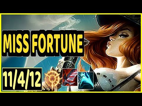 MISS FORTUNE VS YASUO - 11/4/12 KDA ADC GAMEPLAY