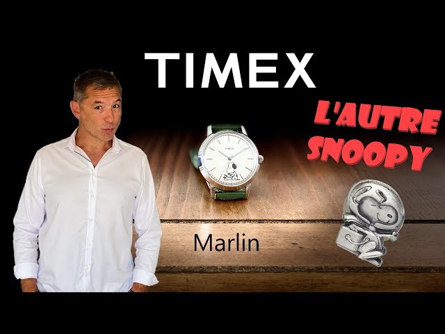 Vídeo relacionado con Timex Montre Analogique Automatique pour Hommes Marlin Automatic x Peanuts Snoopy Flying Ace