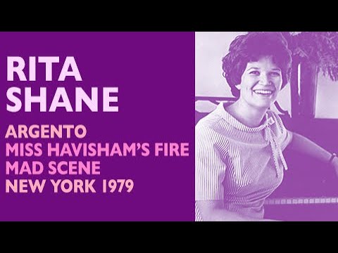 Rita Shane - Argento: MISS HAVISHAM'S FIRE, Mad scene, New York 1979