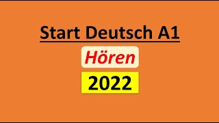 A1 Hören || Start Deutsch A1 Hören Modelltest 2022 mit Lösung || Vid - 64