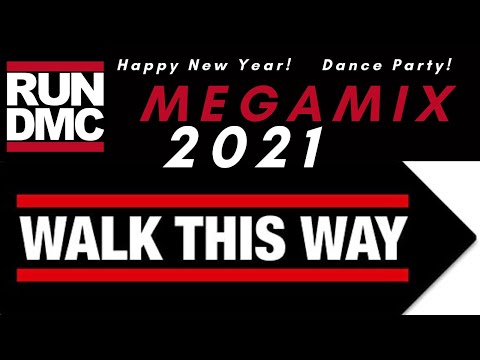 Run DMC Walk This Way ♫ Megamix ♫ Mashup ♫ Old School 80s Hip Hop Mix ♫ Heavy Metal Rock ♫ Aerosmith