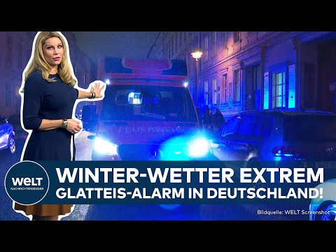 GLATTEIS-ALARM IN DEUTSCHLAND: Keine Entwarnung beim Wetter  "Unbedingt vorsichtig sein!"