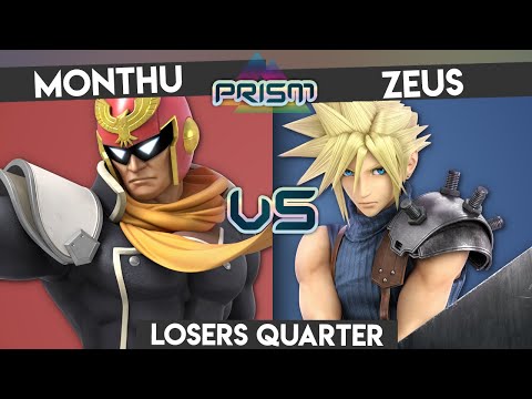 PRISM 210 - Monthu (Captain Falcon) vs. Zeus (Cloud) - Losers Quarter - Smash Ultimate Singles
