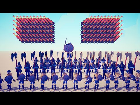 SPOOKY ARMY vs 3x EVERY GOD - Totally Accurate Battle Simulator TABS