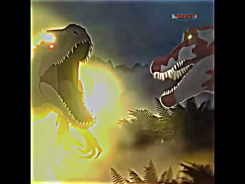 Indominus Rex vs Spinosaurus Asset 87 🩸💀😈 |Animation By Slick| #dinosaur #shorts #edit