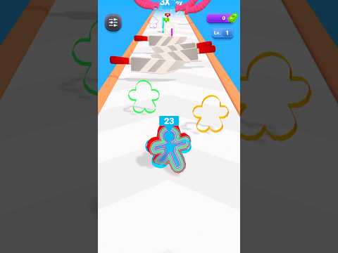 Layer Runner 3D game play part 1 #shorts