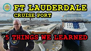 Fort Lauderdale Cruise Port: 5 Important Tips for First Timers!